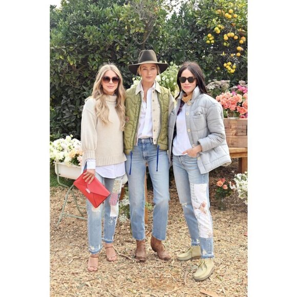 💕MOTHER💕  Patchwork Tomcat Ankle Undone Hem Jean High Rise New Hobbies 24 NWT - Picture 8 of 17